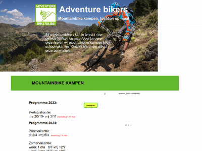 adventurebikers.be snapshot