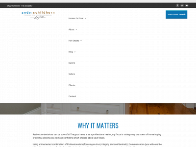 andytherealtor.com snapshot
