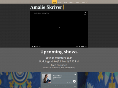 amalieskriver.dk snapshot
