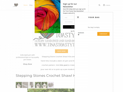 www.tinastoastytoes.com snapshot