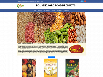 poustikfoods.com snapshot