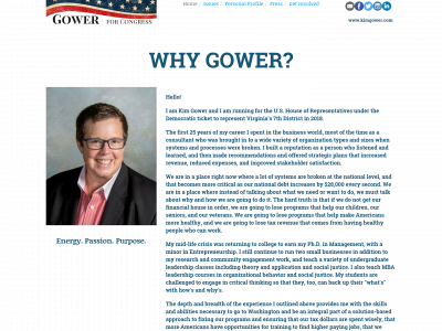 kimgowerforcongress.com snapshot