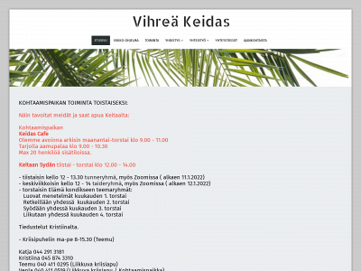 vihreakeidas.fi snapshot