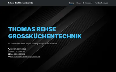 rehse-grosskuechentechnik.de snapshot