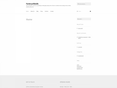 factoryofskulls.com snapshot