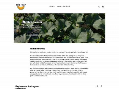 nimblefarmer.ca snapshot