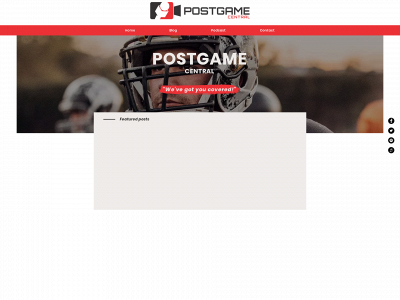 postgamecentral.com snapshot