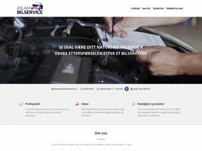 aslambilservice.no snapshot