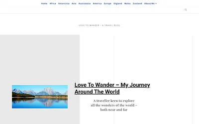 lovetowander.co.uk snapshot