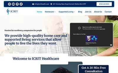 icrithealth.care snapshot