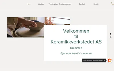 keramikkverkstedetas.no snapshot