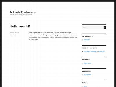 somuchproductions.com snapshot