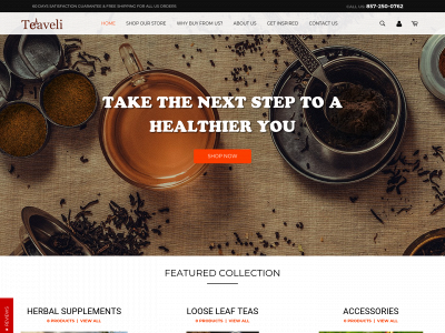 teaveli.com snapshot