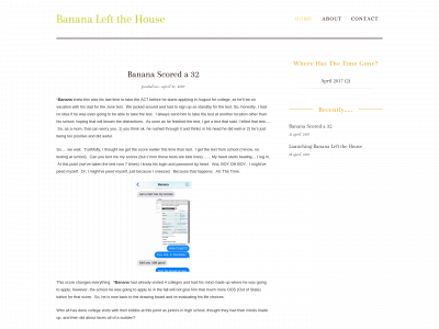 bananaleftthehouse.com snapshot