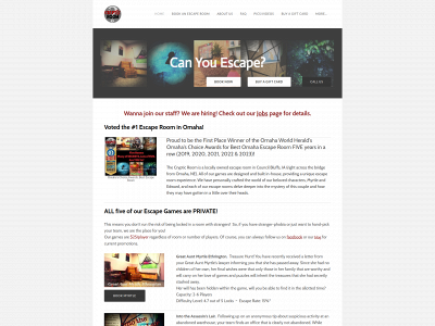 thecrypticroom.com snapshot