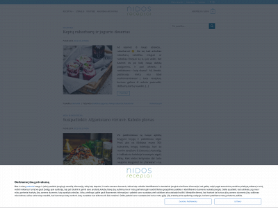 nidosreceptai.lt snapshot