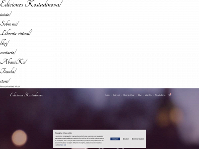 edicioneskostadinova.com snapshot