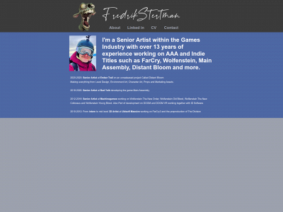 fredrikstertman.com snapshot