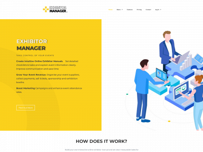 exhibitormanager.com snapshot