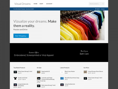 vizualdream.com snapshot