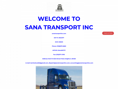sanatransportinc.com snapshot
