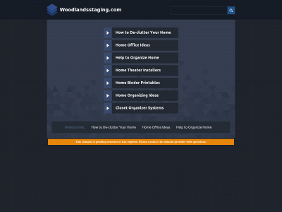 woodlandsstaging.com snapshot