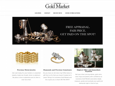 louisianagoldmarket.com snapshot