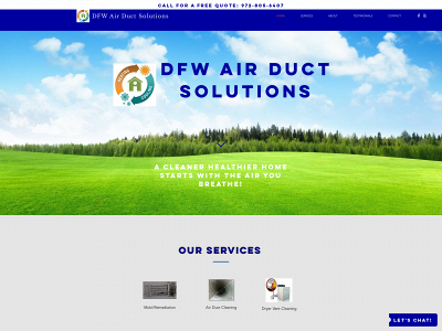 dfwairductsolutions.com snapshot