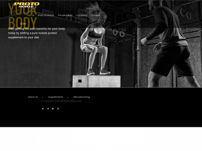 protomuscle.com snapshot