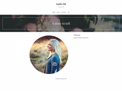 sophiezail.se snapshot