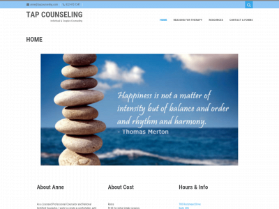 tapcounseling.com snapshot