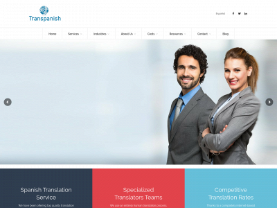 transpanish.biz snapshot