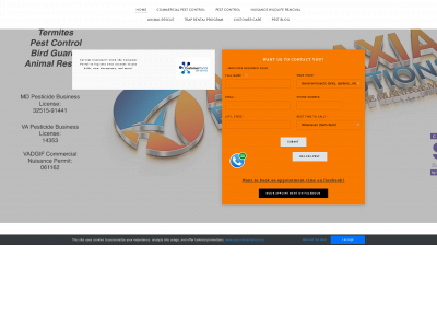 www.ataraxiapestsolutions.com snapshot