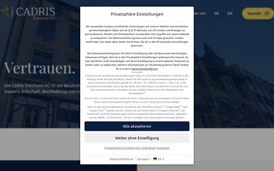 cadris-treuhand.ch snapshot