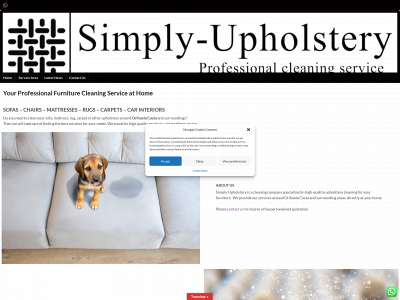 simply-upholstery.com snapshot
