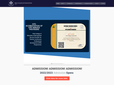 pekicoe.edu.gh snapshot