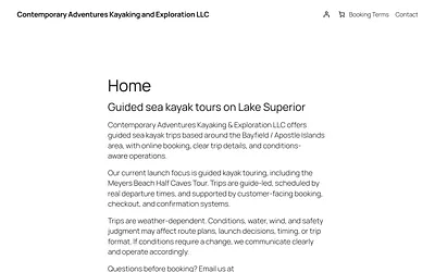 contemporaryadventureskayaking.com snapshot