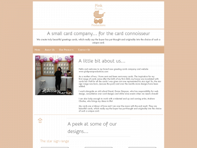 pinkpramproductions.com snapshot