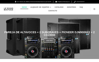 lesoundboutique.es snapshot