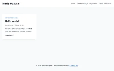 tennis-maatje.nl snapshot