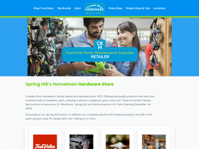 crowderhardware.com snapshot