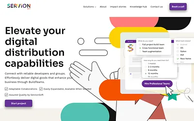 servionsoft.com snapshot