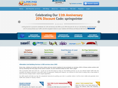linking-services.com snapshot