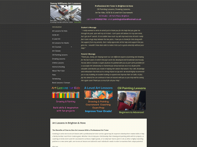 sonnywilliams-artlessons.co.uk snapshot