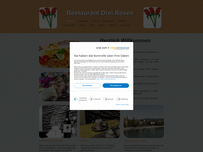 restaurantdreirosen.one snapshot