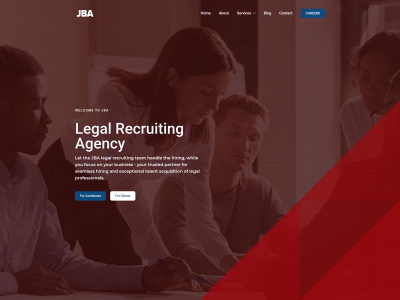 jbalegalrecruiting.com snapshot