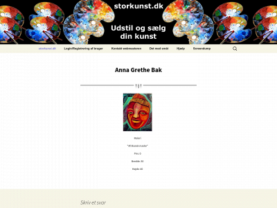 storkunst.dk snapshot