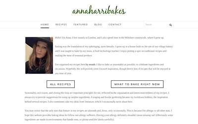www.annaharribakes.com snapshot