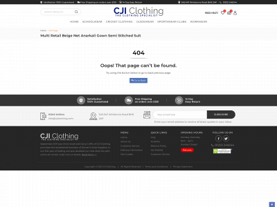 cjiclothing.com snapshot