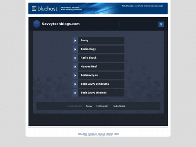 savvytechblogs.com snapshot